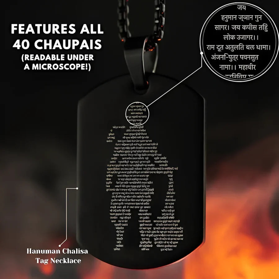 Divine Hanuman Chalisa Pendant š